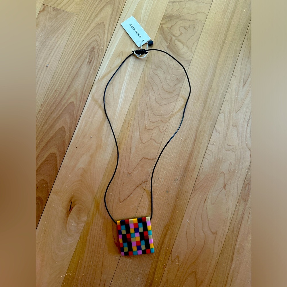 Marimekko Vintage Wood Necklace